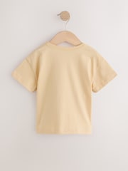Ecru White Padded Cat Short Sleeve T-Shirt (3mths-7yrs) - Image 6 of 8