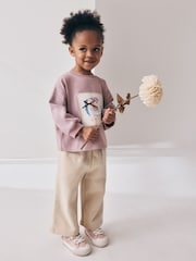 Light Pink Unicorn - Long Sleeve na T-Shirt (3mths-7yrs) - Larawan 2 ng 4