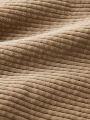 Stone Beige Barrel Leg Textured Corduroy Pull On Trousers (3mths-7yrs) - Image 8 of 8