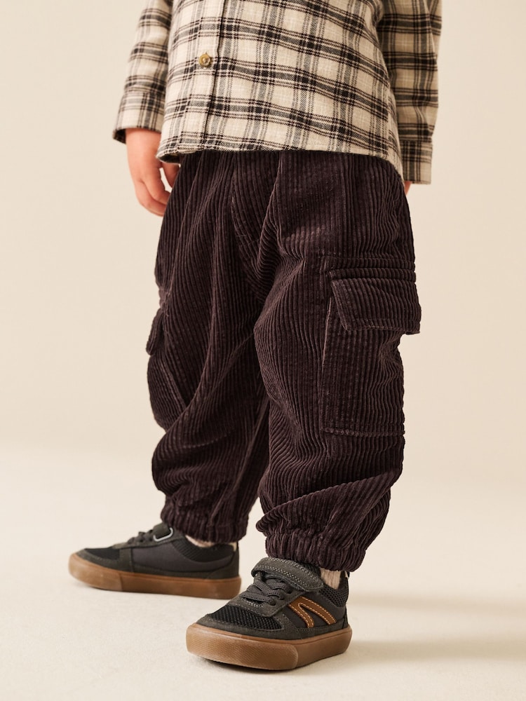 Brown Cargo Corduroy Trousers (3mths-7yrs) - Image 1 of 9