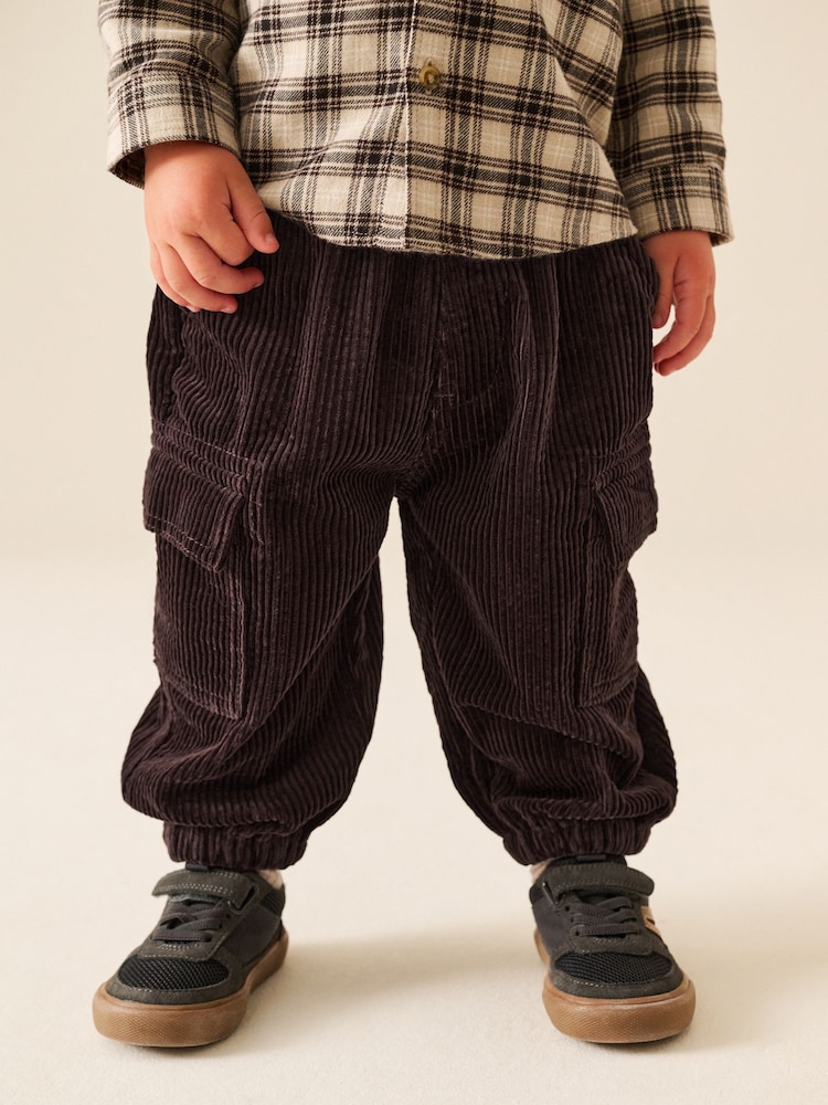 Brown Cargo Corduroy Trousers (3mths-7yrs) - Image 2 of 9