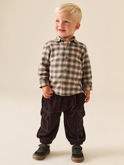 Brown Cargo Corduroy Trousers (3mths-7yrs) - Image 3 of 9