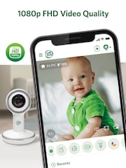 Leapfrog Toys White 7” Over-the-Cot Smart Baby Monitor - Image 2 of 8