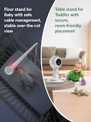 Leapfrog Toys White 7” Over-the-Cot Smart Baby Monitor - Image 8 of 8