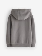 Nike Stone Grey Club Fleece Pullover Hoodie - Image 5 of 8