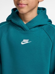Nike Bright Spruce Green Club Hoodie & Jogger Set - Image 4 of 4
