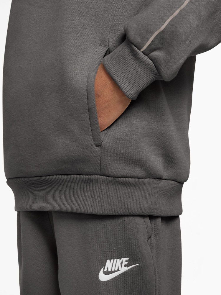 Gris piedra - Chándal de polar con capucha Club de Nike - Imagen 3 de 3