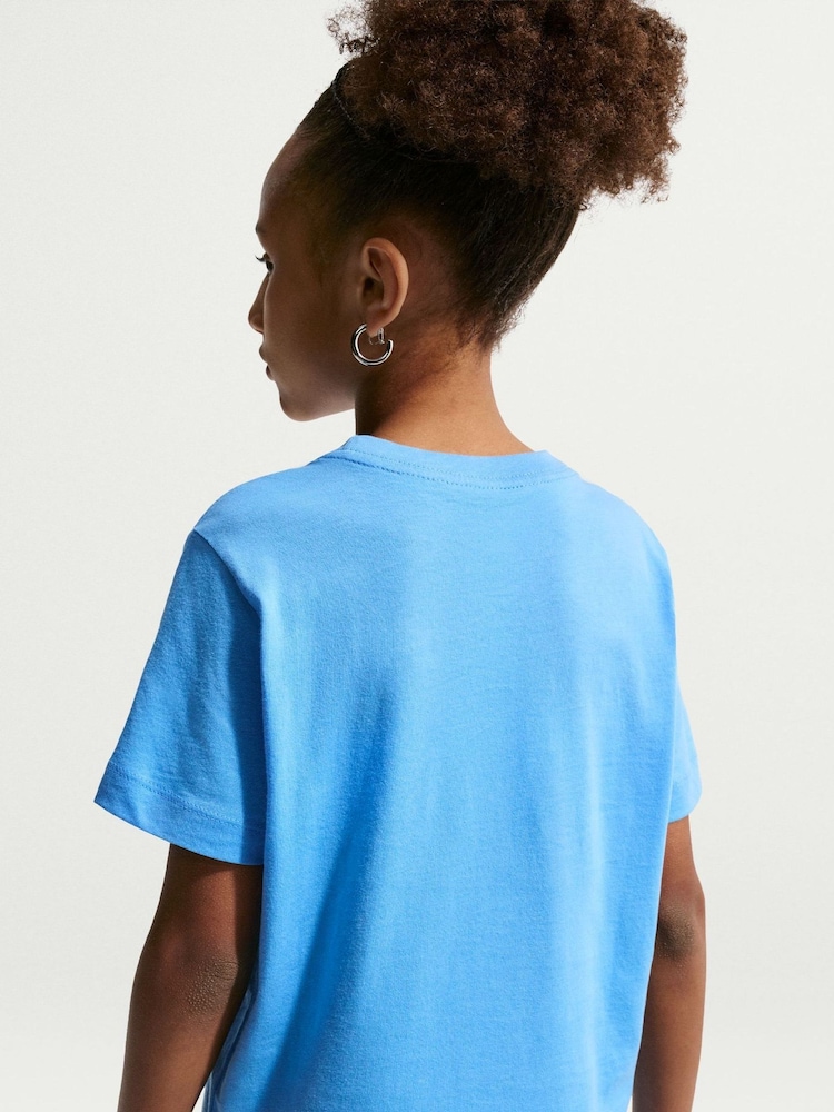 Nike Football Blue Futura HBR T-Shirt - Image 5 of 5 Nike Football Blue Futura HBR T-Shirt - Image 5 of 5