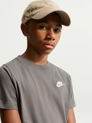 Stengrå - Nike kortærmet klub-T-shirt - Billede 4 af 5
