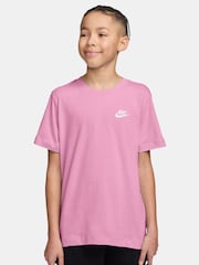 Nike Pink Rise Short Sleeve Club T-Shirt - Image 1 of 3
