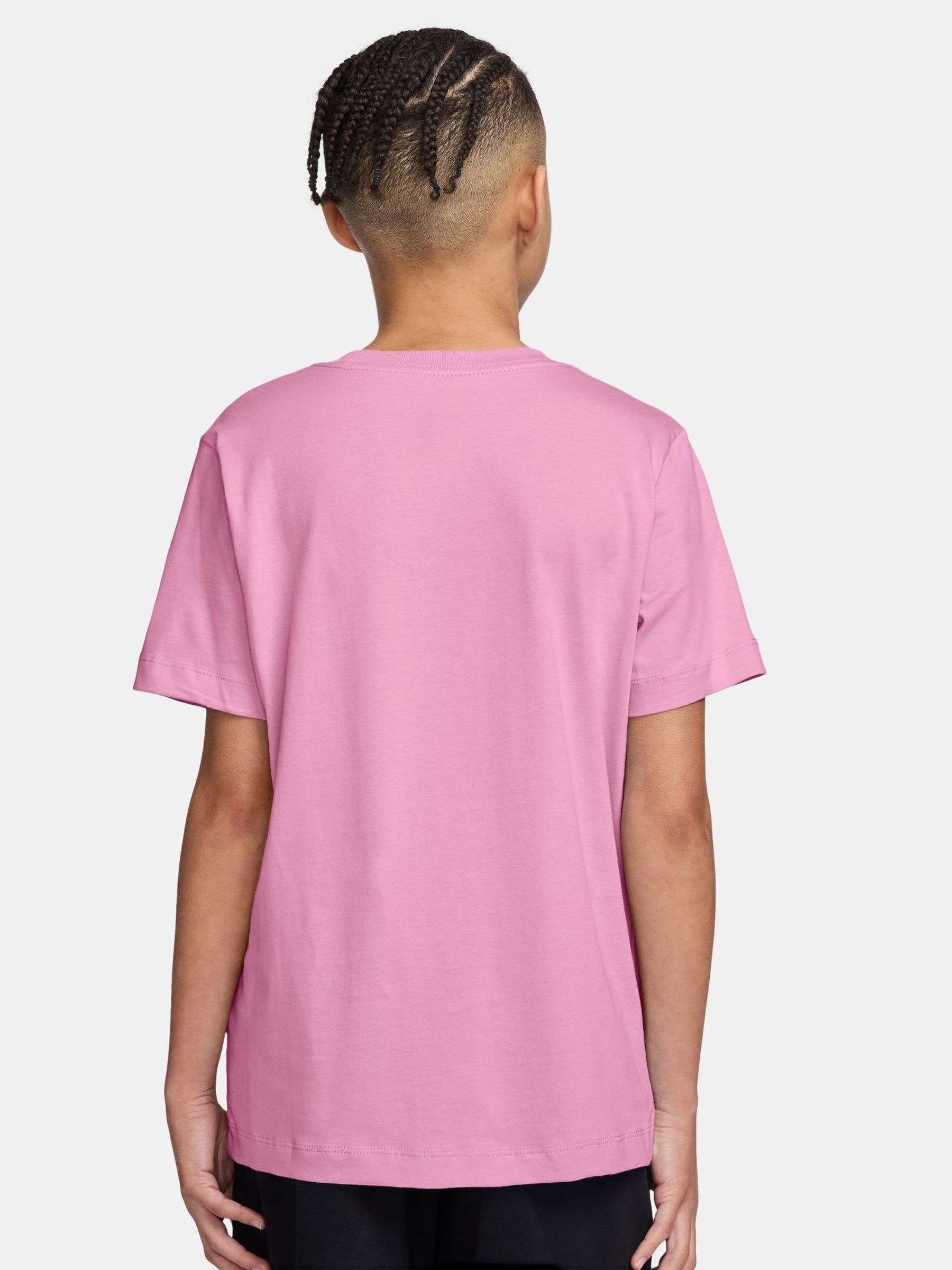 Buy Nike Pink Rise Short Sleeve Club T-Shirt from the Next UK