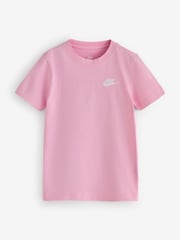 Nike Pink Rise Short Sleeve Club T-Shirt - Image 4 of 7