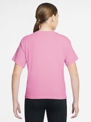 Nike Pink Rise Sportswear Boxy T-Shirt - Image 2 of 3