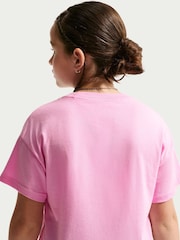 Nike Pink Rise Sportswear Boxy T-Shirt - Image 5 of 8