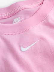 Nike Pink Rise Sportswear Boxy T-Shirt - Image 8 of 8