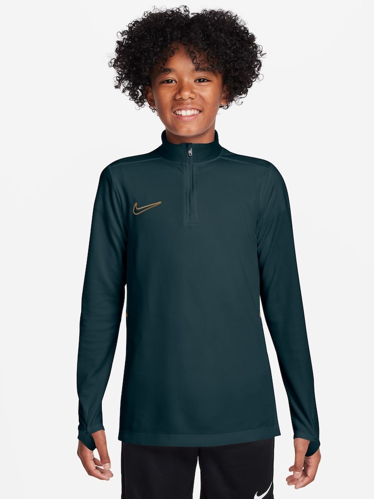 Nike Midnight Spruce Green Dri-FIT Academy 25 Half Zip Drill Top - Image 1 of 3 Nike Midnight Spruce Green Dri-FIT Academy 25 Half Zip Drill Top - Image 1 of 3