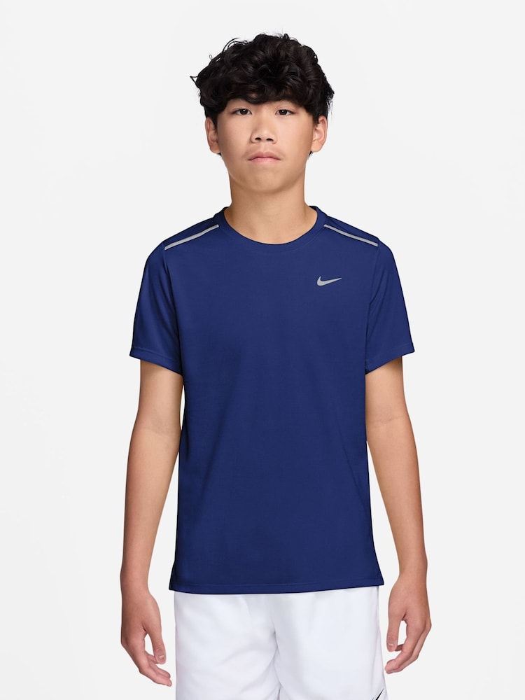 Azul real - Camiseta de manga corta Nike Miler Dri-FIT - Imagen 1 de 4