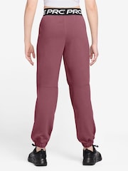Nike Pink Smoke Pro Dri-Fit Fleece Joggers - Image 2 of 3