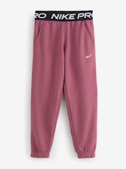 Przydymiony róż - Joggersy polarowe Nike Pro Dri-Fit - Obraz 4 z 9