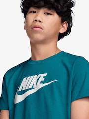 Nike Bright Spruce Green Futura HBR T-Shirt - Image 3 of 3