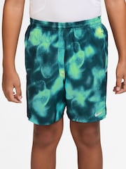 Nike Bright Spruce Green Dri-FIT Miler Printed Shorts - Image 1 of 4