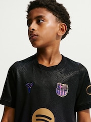 Nike Bold Berry FC Barcelona Youth Strike T-Shirt - Image 2 of 6