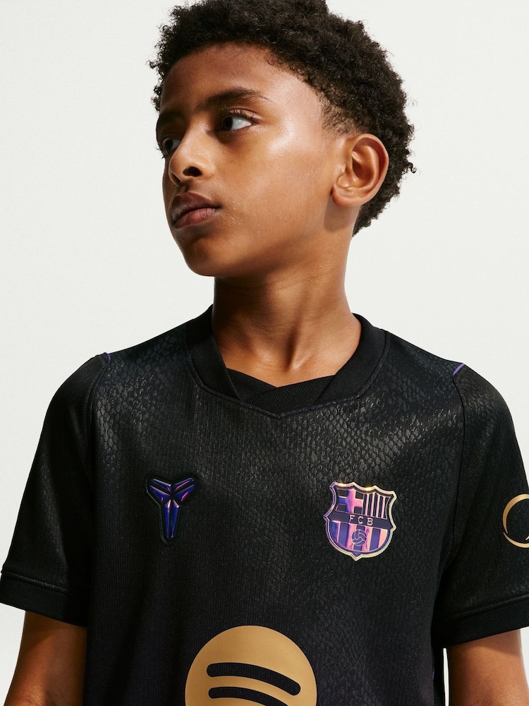 Nike Bold Berry FC Barcelona Youth Strike T-Shirt - Image 2 of 6 Nike Bold Berry FC Barcelona Youth Strike T-Shirt - Image 2 of 6