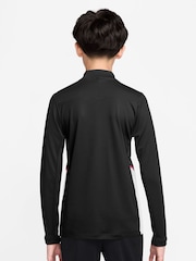 Nike Wolf Grey Dri-FIT Academy 25 Half Zip Drill Top - Image 2 of 3