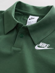 أخضر داكن - قميص بولو تشكيلة Club من Nike - صورة 6 من 9