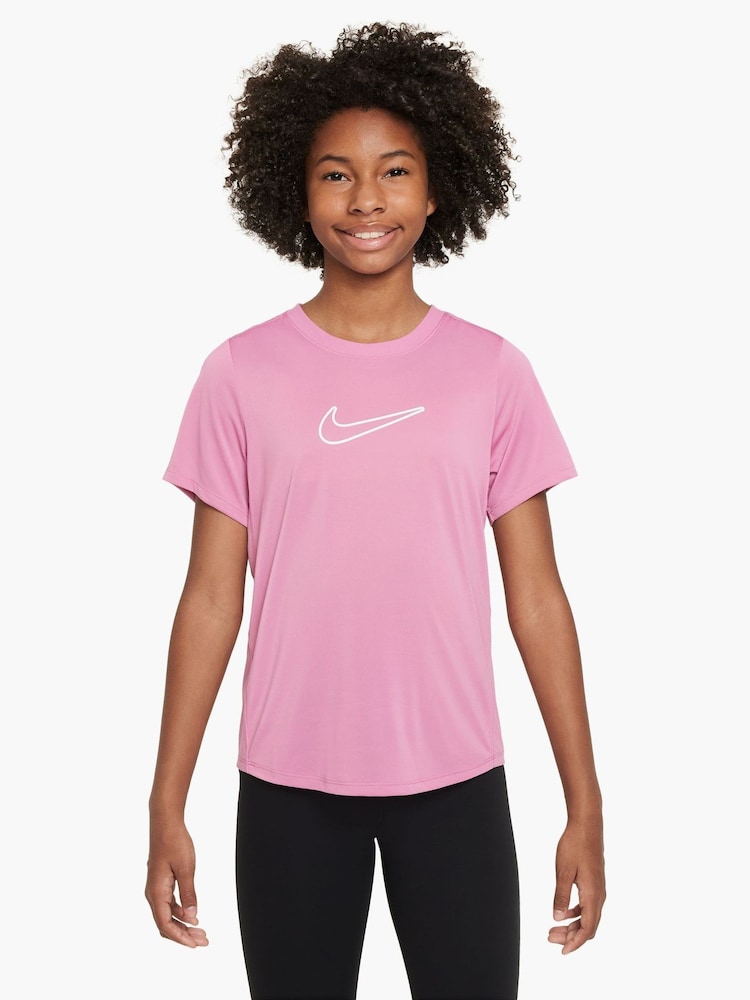 Rosa Rise - Camiseta de manga corta Nike Dri-FIT One - Imagen 1 de 3