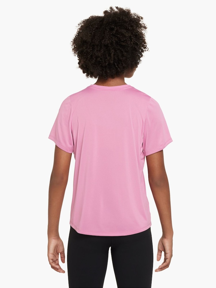 Rosa Rise - Camiseta de manga corta Nike Dri-FIT One - Imagen 2 de 3
