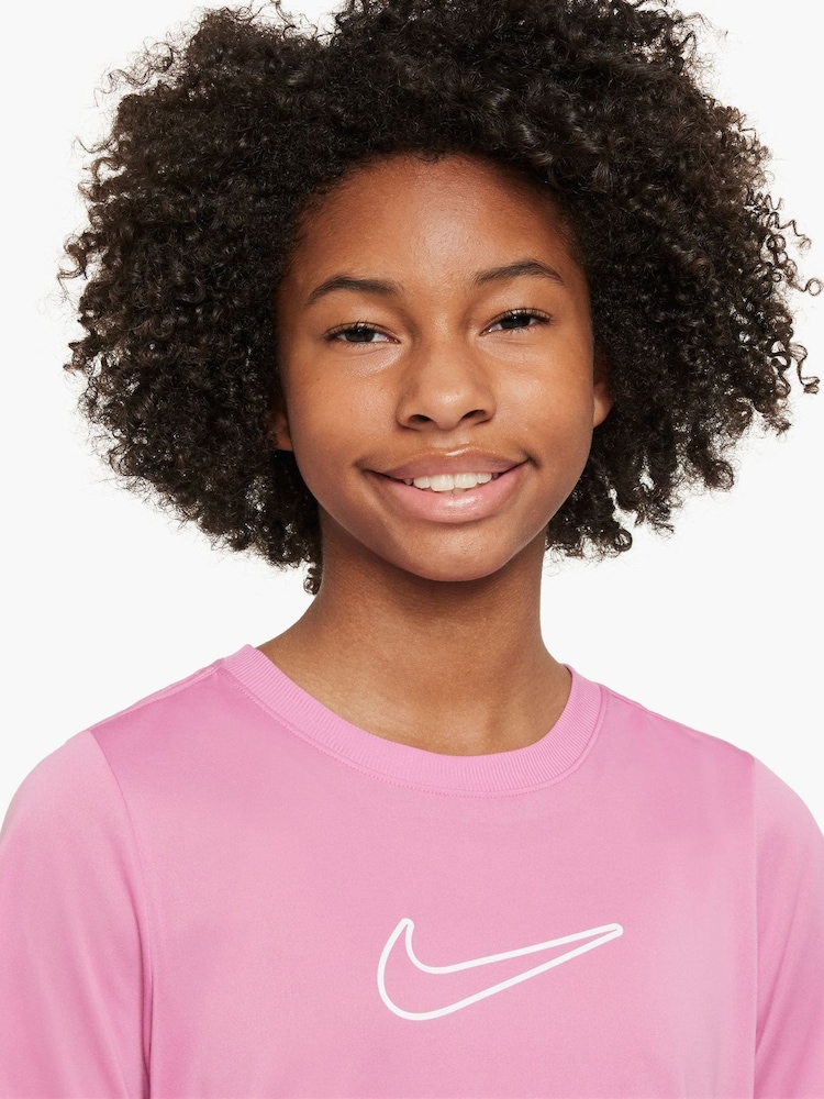 Rosa Rise - Camiseta de manga corta Nike Dri-FIT One - Imagen 3 de 3