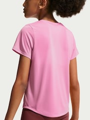 Nike Pink Rise Dri-FIT One Short Sleeve T-Shirt - Image 5 of 5