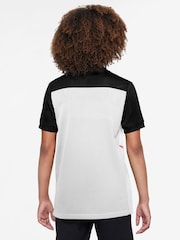 Nike White Academy Dri-FIT Football T-Shirt - Image 2 of 3
