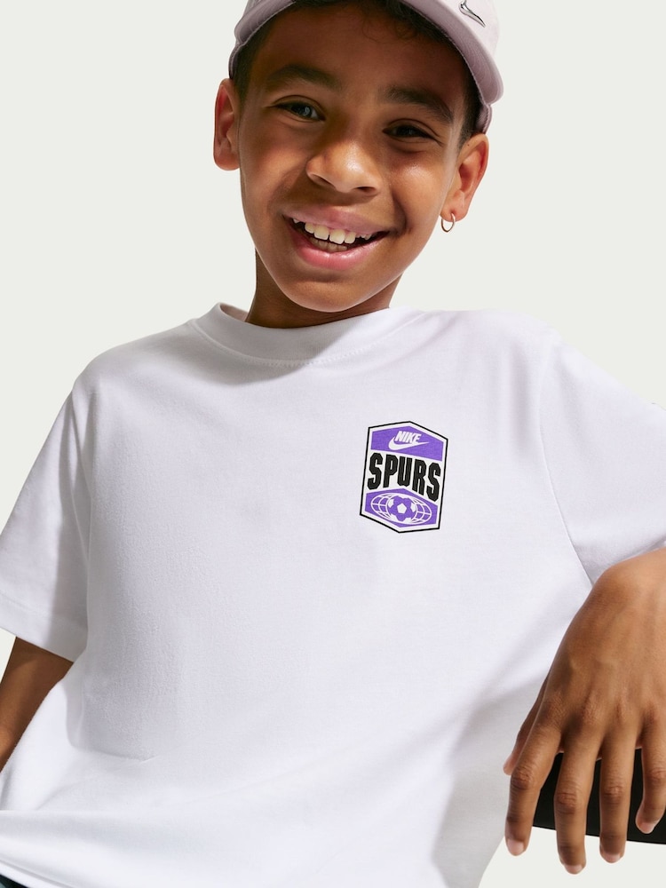 Nike White Tottenham Hotspur Football Club Unisex Nike Premier T-Shirt - Image 4 of 4 Nike White Tottenham Hotspur Football Club Unisex Nike Premier T-Shirt - Image 4 of 4