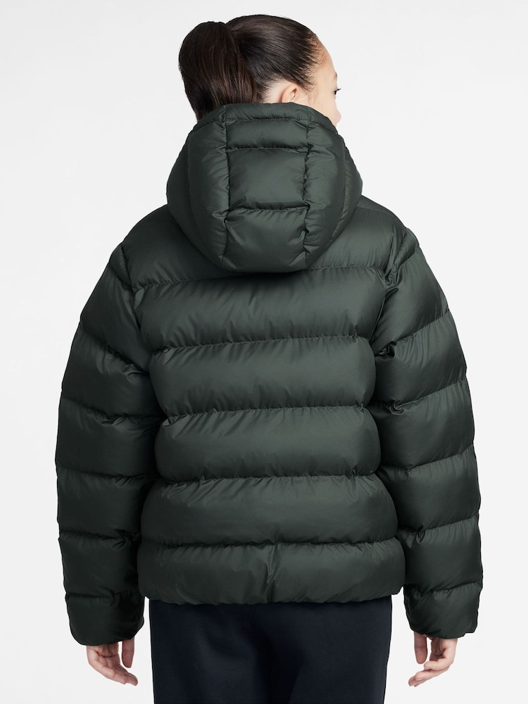 Nike Camo Green Padded Puffer Jacket - Image 2 of 3 Nike Camo Green Padded Puffer Jacket - Image 2 of 3