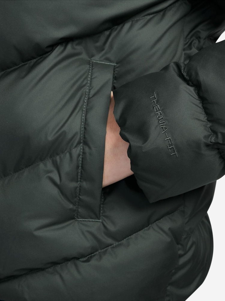 Nike Camo Green Padded Puffer Jacket - Image 3 of 3 Nike Camo Green Padded Puffer Jacket - Image 3 of 3