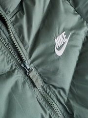 Nike Camo Green Padded Puffer Jacket - Image 7 of 9