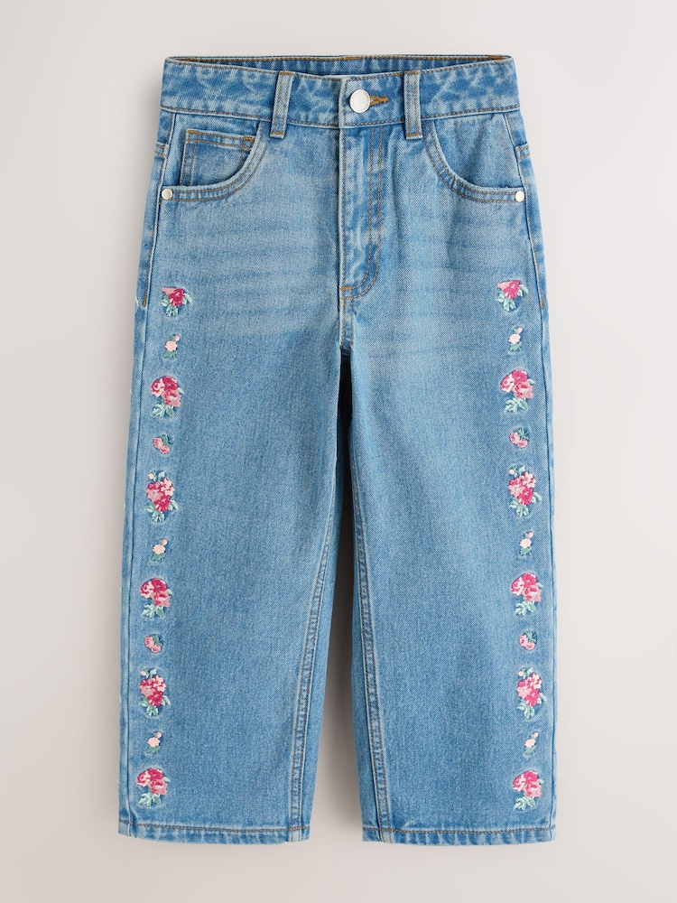 Laura Ashley Embroided Denim Jeans - Image 1 of 5