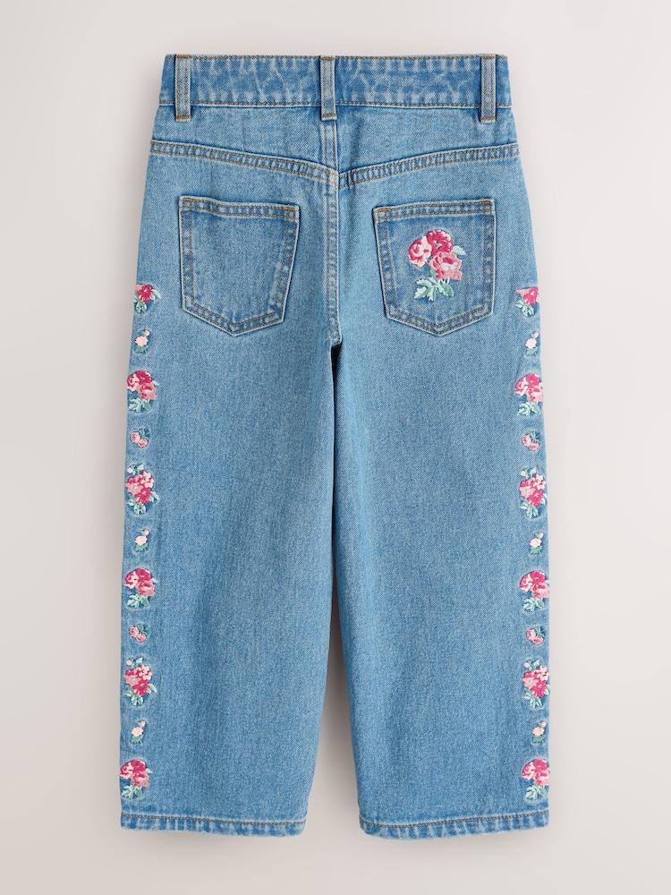 Laura Ashley Embroided Denim Jeans - Image 2 of 5