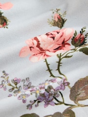 Laura Ashley Pink/Green Embroidered Mock Sweatshirt and Leggings Set - Image 12 of 12