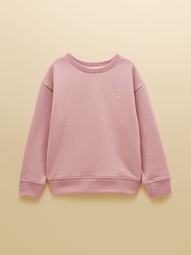 Joules Girls' Pink Sweatshirt and Jogger Set - Image 1 of 7 Joules Girls' Pink Sweatshirt and Jogger Set - Image 1 of 7