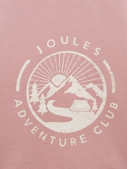 Joules Girls' Pink Sweatshirt and Jogger Set - Image 4 of 7