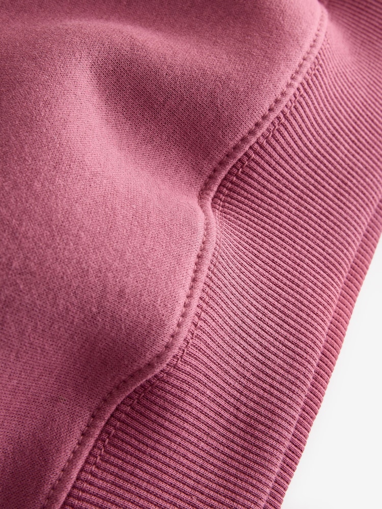 Nike Pink Smoke Studio Fleece Oversized Boxy Sweatshirt - Image 7 of 7 Nike Pink Smoke Studio Fleece Oversized Boxy Sweatshirt - Image 7 of 7