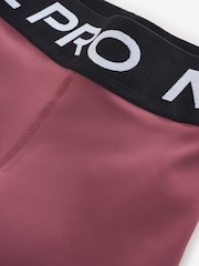Nike Pink Smoke Pro Mid-Rise Leggings - Image 7 of 9