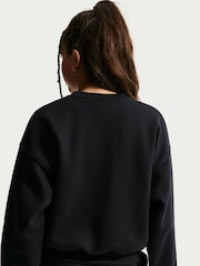 Nike Black Studio Fleece Oversized Boxy Sweatshirt - Image 5 of 5