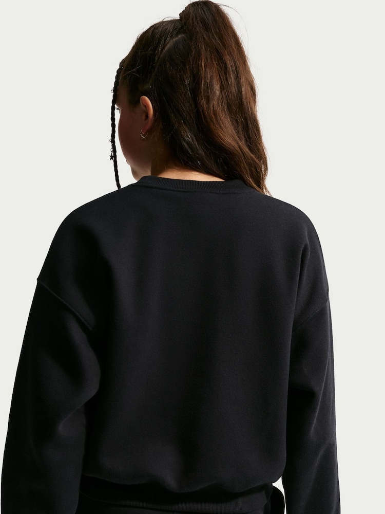 Nike Black Studio Fleece Oversized Boxy Sweatshirt - Image 5 of 5 Nike Black Studio Fleece Oversized Boxy Sweatshirt - Image 5 of 5