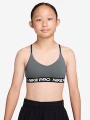 グレー スモーク - Nike Pro Indy Sports Bra - 画像 1 / 3