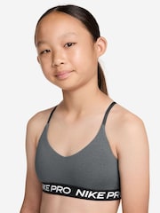 グレー スモーク - Nike Pro Indy Sports Bra - 画像 3 / 3