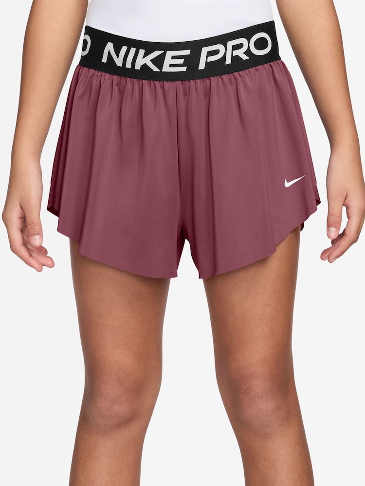 Przydymiony róż - Szorty Nike Pro Dri-FIT 2-w-1 - Obraz 1 z 4